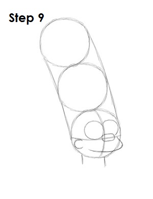 Draw Marge Simpson Step 9 Draw Marge Simpson Step 9