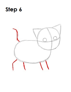 Draw Marie Step 6 How to Draw Marie Step 6