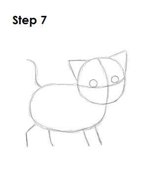 Draw Marie Step 7 How to Draw Marie Step 7