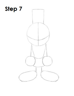 Draw Marvin the Martian Step 7 Draw Marvin the Martian Step 7