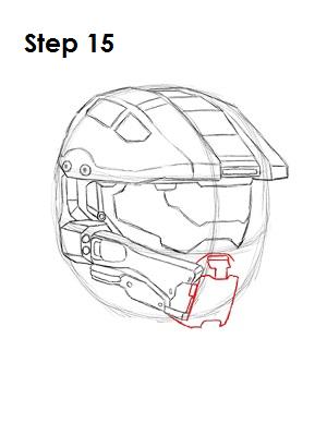 How to Draw Master Chief 15 How to Draw Master Chief Step 15