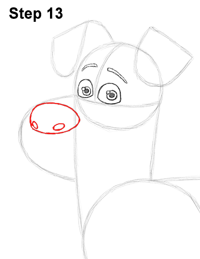 Max Secret Life Pets Drawing 13 Draw Max Secret Life of Pets 13