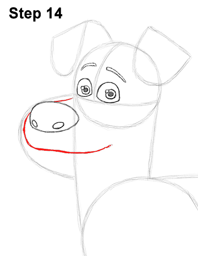 Max Secret Life Pets Drawing 14 Draw Max Secret Life of Pets 14