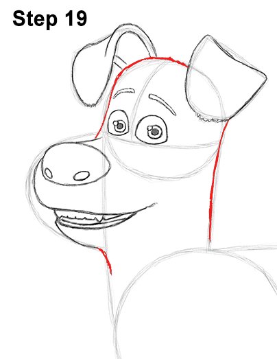 Max Secret Life Pets Drawing 19 Draw Max Secret Life of Pets 19
