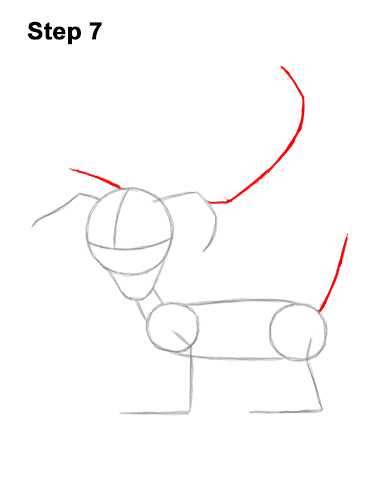 Draw Max Dog Grinch Stole Christmas 7 How to Draw Max Dog Grinch Stole Christmas 7