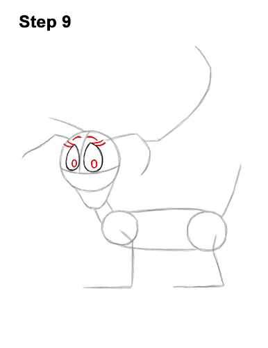 Draw Max Dog Grinch Stole Christmas 9 How to Draw Max Dog Grinch Stole Christmas 9
