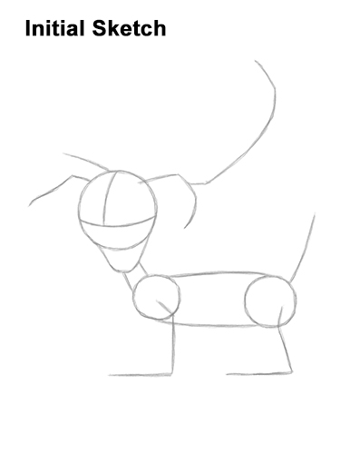Draw Max Dog Grinch Stole Christmas Guidelines How to Draw Max Dog Grinch Stole Christmas Guides Lines