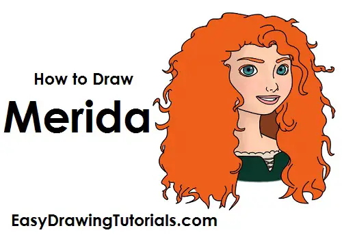 How to Draw Merida Brave