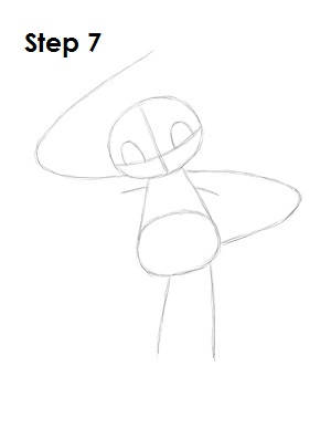 How to Draw Mew Step 7 How to Draw Mew Step 7