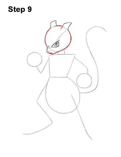 Draw Mewtwo Pokemon 9 How to Draw Mewtwo Pokemon 9