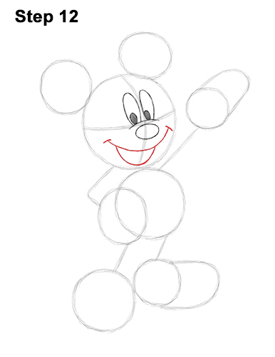 Draw Mickey Mouse Full Body 12 How to Draw Classic Mickey Mouse Full Body Disney 12