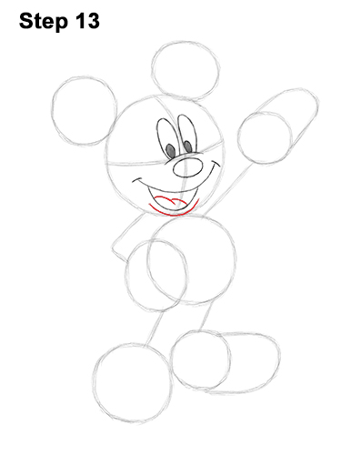 Draw Mickey Mouse Full Body 13 How to Draw Classic Mickey Mouse Full Body Disney 13