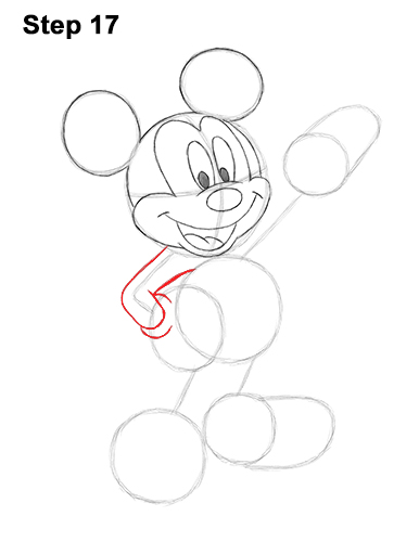Draw Mickey Mouse Full Body 17 How to Draw Classic Mickey Mouse Full Body Disney 17