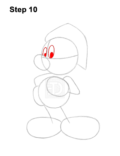 How to Draw Mickey Mouse  Christmas Santa Claus 10