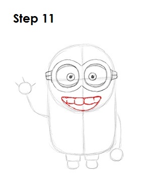 How to Draw a Minion 11 How to Draw a Minion Step 11