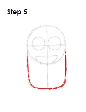 How to Draw a Minion Step 5
