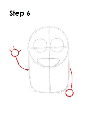 How to Draw a Minion 6 How to Draw a Minion Step 6