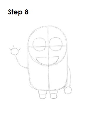 How to Draw a Minion 8 How to Draw a Minion Step 8