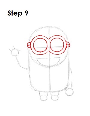How to Draw a Minion 9 How to Draw a Minion Step 9