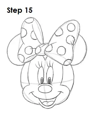 How to Draw Minnie Mouse