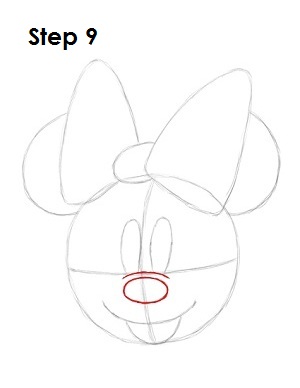 How to Draw Minnie Mouse