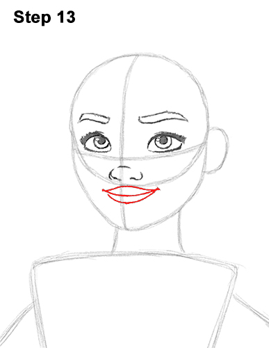Moana Disney Drawing 13 Draw Moana Full Body Disney 13