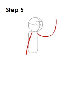 How to Draw Mordecai Step 5 Draw Mordecai Step 5