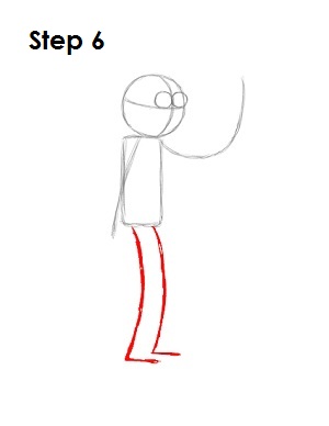 How to Draw Mordecai Step 6 Draw Mordecai Step 6