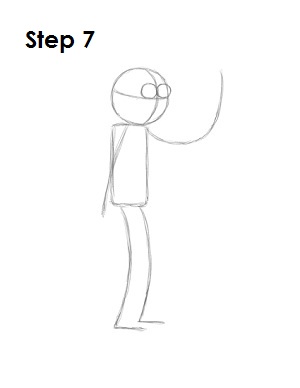How to Draw Mordecai Step 7 Draw Mordecai Step 7