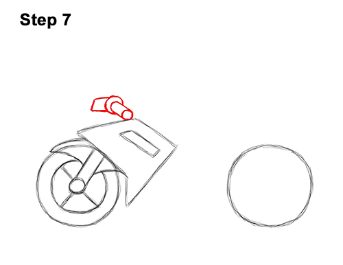 Draw Cartoon Sportbike Sportsbike Motorcycle 7 How to Draw Cartoon Sport Bike Motorcycle 7