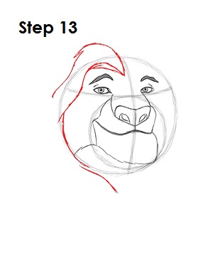 Draw Mufasa 13