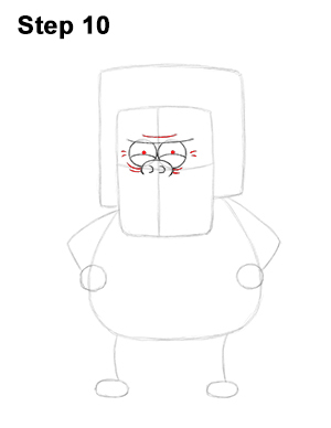 Muscle Man Drawing 10 Draw Muscle Man Regular Show 10