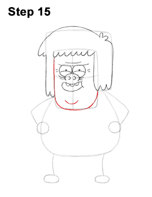 Muscle Man Drawing 15 Draw Muscle Man Regular Show 15