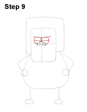 Muscle Man Drawing 9 Draw Muscle Man Regular Show 9