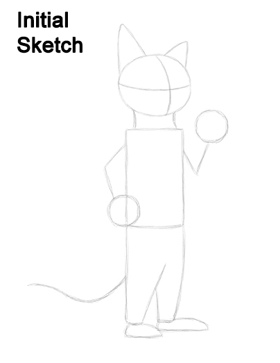 Draw Nick Wilde Zootopia Sketch