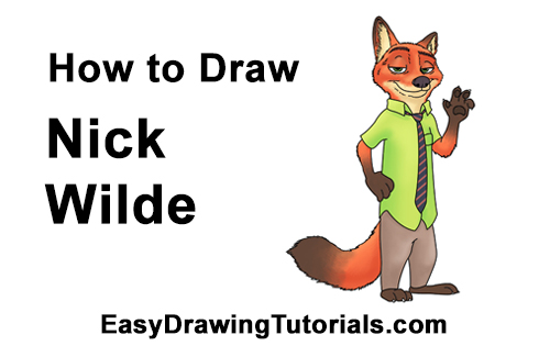 How to Draw Nick Wilde Zootopia How to Draw Nick Wilde Zootopia