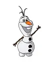 How to Draw Olaf Snowman Frozen