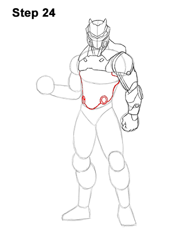 Draw Omega Fortnite 24 How to Draw Omega Skin Fortnite Battle Royale 24