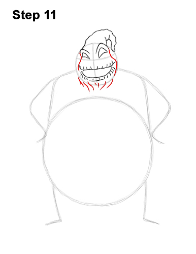Draw Oogie Boogie Nightmare Before Christmas 11 How to Draw Halloween Oogie Boogie Nightmare Before Christmas 11