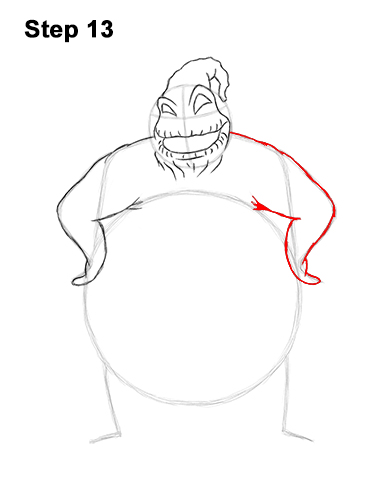 Draw Oogie Boogie Nightmare Before Christmas 13 How to Draw Halloween Oogie Boogie Nightmare Before Christmas 13