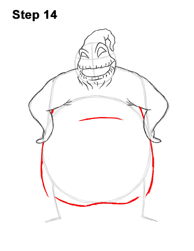 Draw Oogie Boogie Nightmare Before Christmas 14 How to Draw Halloween Oogie Boogie Nightmare Before Christmas 14