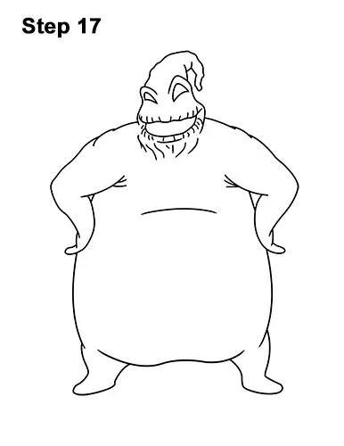 How To Draw Oogie Boogie Nightmare Before Christmas Video Step