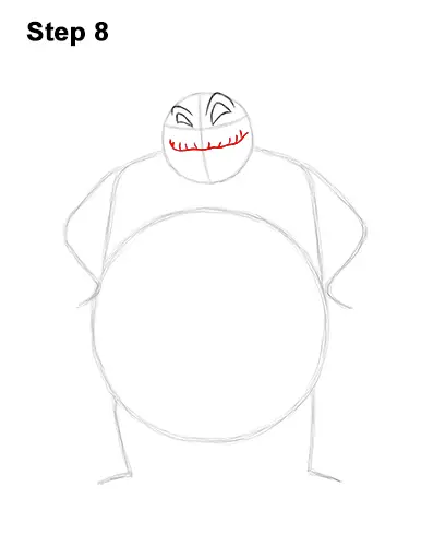 Draw Oogie Boogie Nightmare Before Christmas 8 How to Draw Halloween Oogie Boogie Nightmare Before Christmas 8