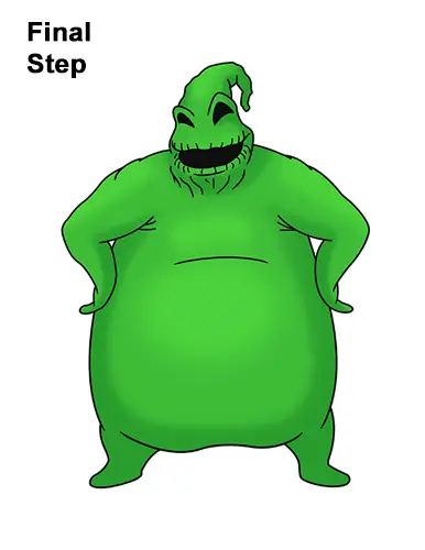 How To Draw Oogie Boogie Nightmare Before Christmas Video Step