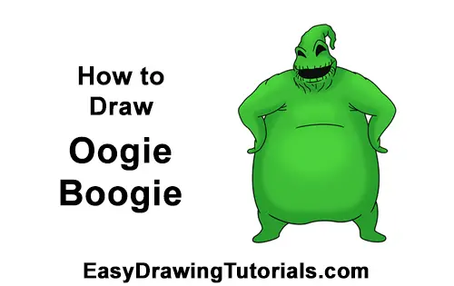How to Draw Halloween Oogie Boogie Nightmare Before Christmas