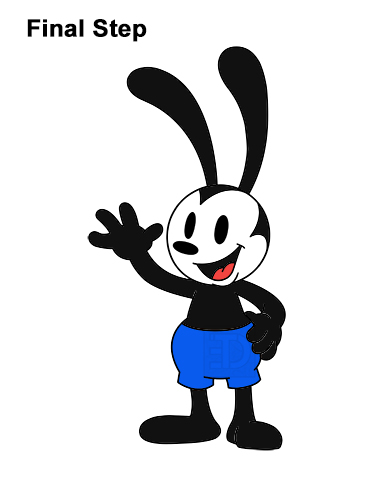 Draw Oswald the Lucky Rabbit How to Draw Oswald the Lucky Rabbit Disney