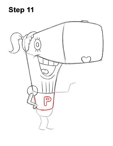 How to Draw Pearl Krabs Spongebob Squarepants 11