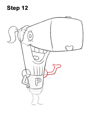 How to Draw Pearl Krabs Spongebob Squarepants 12