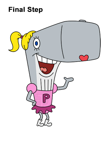 How to Draw Pearl Krabs Spongebob Squarepants