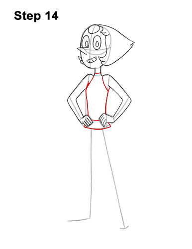 Draw Pearl Steven Universe Gem 14 How to Draw Pearl Steven Universe Full Body 14